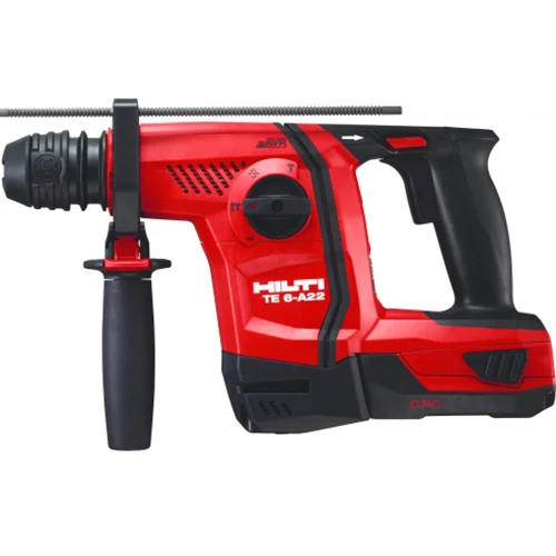 Аккумуляторный перфоратор Hilti TE 6-22A - 2.5 Дж — фотография оборудования на белом фоне