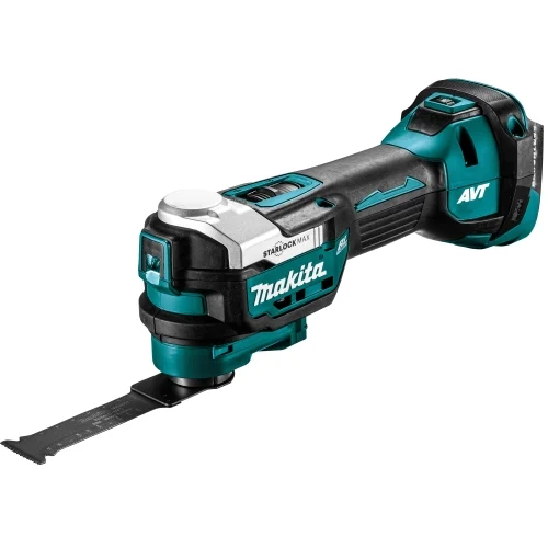 Аккумуляторный реноватор (МФУ) Makita LXT DTM52RTJX1 — фотография оборудования на белом фоне