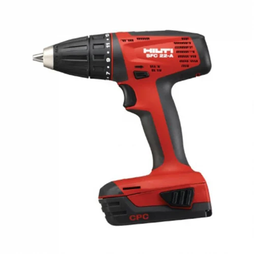 Аккумуляторный шуруповёрт Hilti SFC 22-A — фотография оборудования на белом фоне