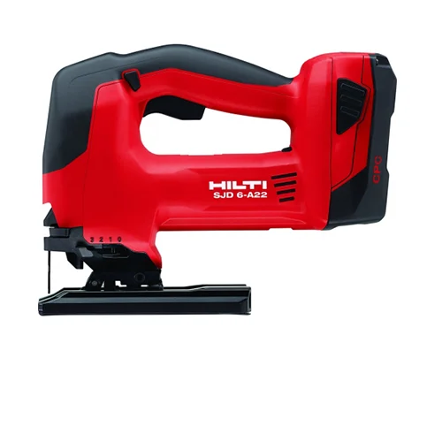 Аккумуляторная лобзиковая пила Hilti SJD 6-A22 — фотография оборудования на белом фоне