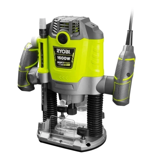 Фрезер Ryobi RRT1600-K — фотография оборудования на белом фоне