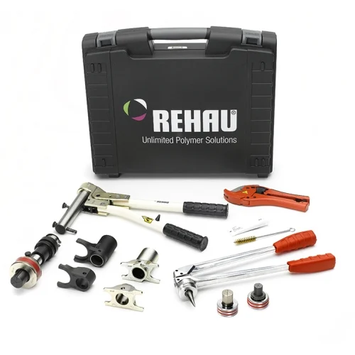 Монтажный механический инструмент Rehau RAUTOOL M1 — фотография оборудования на белом фоне
