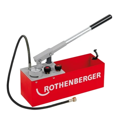 Опрессовочный насос Rothenberger RP 50-S — фотография оборудования на белом фоне