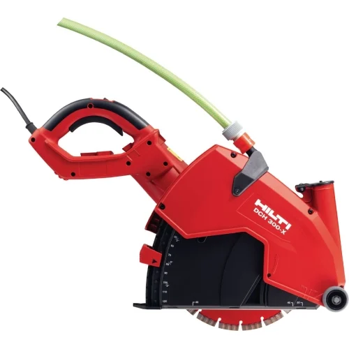 Отрезная машина Hilti DCH 300-X — фотография оборудования на белом фоне
