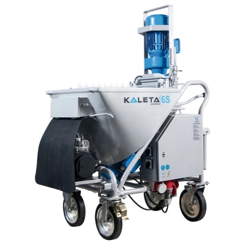 Штукатурная станция Kaleta-6S — фотография оборудования на белом фоне