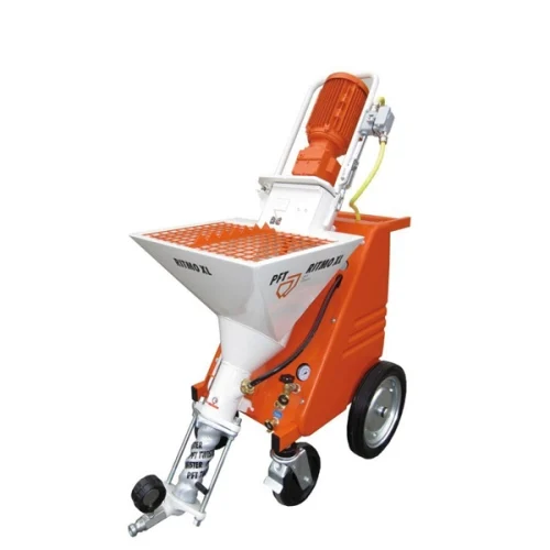 Штукатурная станция PFT Ritmo XL 230/400 FU — фотография оборудования на белом фоне