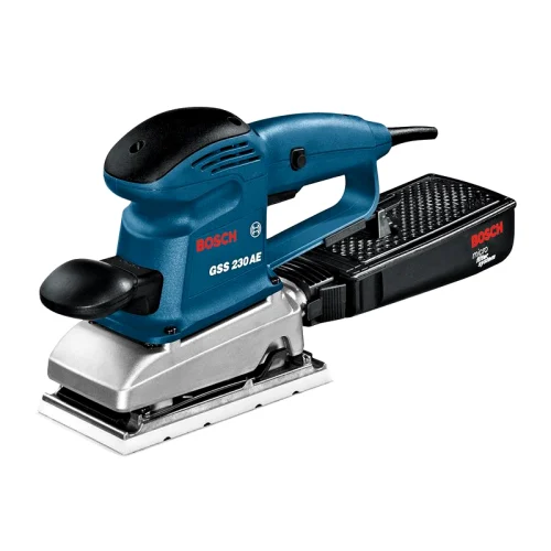 Вибрационная шлиф. машина Bosch GSS 280 AE — фотография оборудования на белом фоне